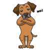 Sturer Rhodesian Ridgeback Dog Funny