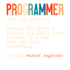 Lustige Programmierer Definition Software-Entwickler