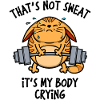 Fitness Training Statement Barbell