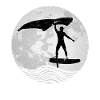 Wing Foil Full Moon Moon Surfer Wing Surf Gift