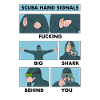 Diving Hand Sign Diver