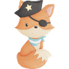 Fox as a pirate