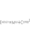 energy milk coffee white