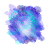 Aquarelle Violet Turquoise Azur Illustration