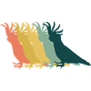 Cockatiel Retro