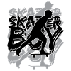 Skater Man Skateboard Beach