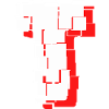 Carreaux blanc rouge t