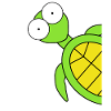 Funny Comic Turtle, Turtles, Reptiles