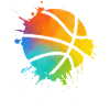 Basketball Players Basketballer Farbklecks
