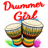 Drummer Girl Djembe Percussion