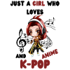 K- Pop Anime Korean Pop