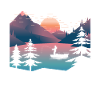Retro Fishing Lake