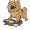 Chow Chow Gamepad Kawaii
