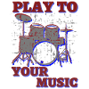 drums play to your music