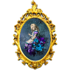 Alice in Wonderland met Vintage Gouden Frame