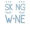 wine woman ski skiing