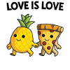 Love Is Love Hawaiian Pizza