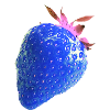 Strawberry, blue, popart, art,artwork