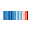 Warming Stripes illustrerer den globale opvarmning