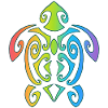 Rainbow Polynesian Turtle