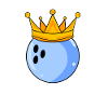 Bowling King - Bowling Ball King Crown