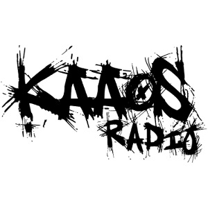 Kaaosradio logo black