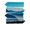 Mountains Nature Signpost Hiking