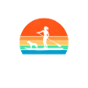 Sup Dog, paddle boarding