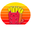 Cats Fries Sunset