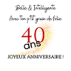 anniversaire 40 ans