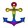 Ancre LGBT Gay Pride