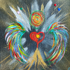 Heart Angel of Fireworks