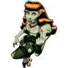 Roller Derby Zombie Girl