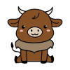 Buffle vache ferme