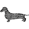 Teckel Dachshund Silhouette