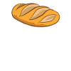 Baguette Boy Bara en pojke som älskar baguetter