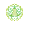 Medating Frog Mandala Yoga
