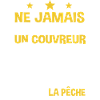 Couvreur cadeau drôle pêcheur