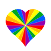 LGBT Heart Love Rainbow