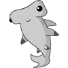 Hammerhead shark shark