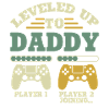 Jævnet med niveauet op til Daddy Player 1 Player 2 Tilmelding