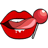 Red Lips Lollipop