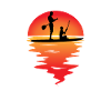 Stand up paddle Sunset