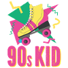 90s Retro with roller skate