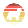 Bearded Collie Retro