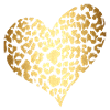 Heart in gold