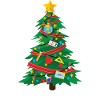Teacher Christmas Tree Apparel
