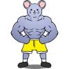 Souris musclée