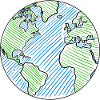 Planet Earth Drawn