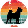 Retro Shiba Inu